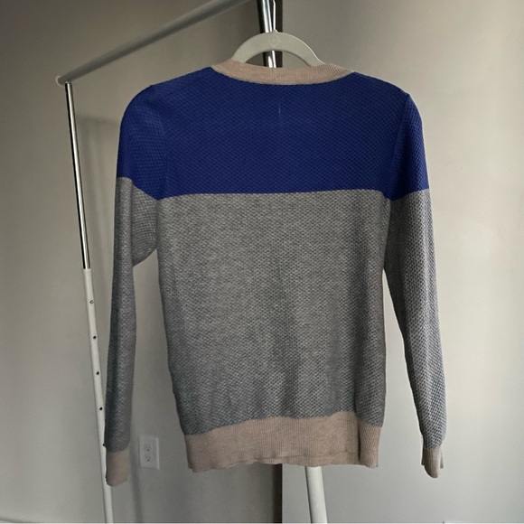 Madewell Women's Blue and Gray Sweater - Picture 4 of 4